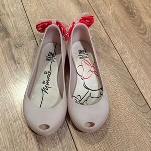 Melissa x Minnie Pink Jelly Bow Flats